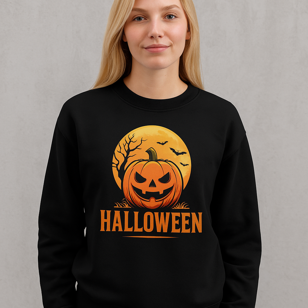 Halloween Black Sweatshirt