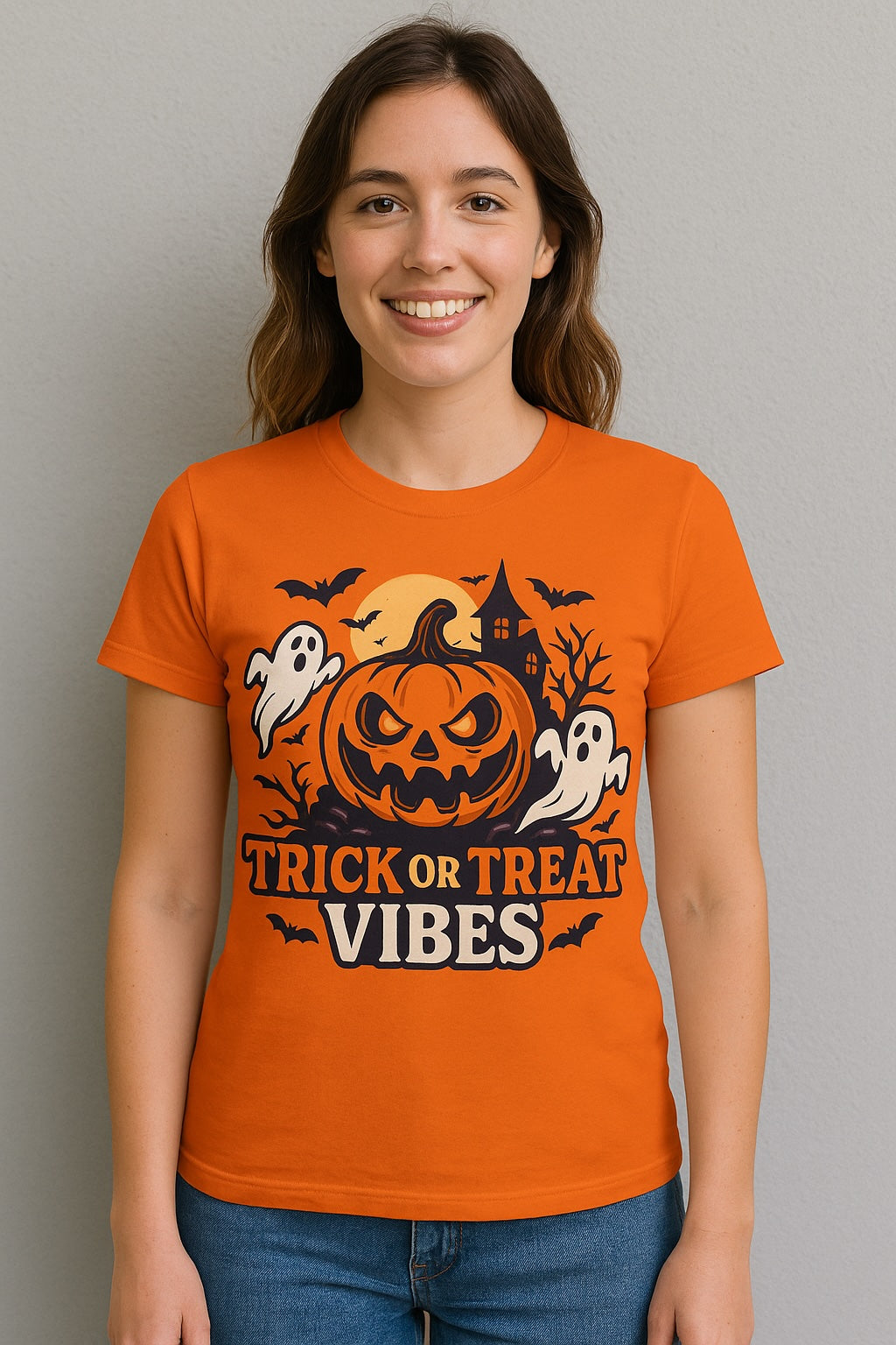 Halloween Pumpkin Graphic Tee