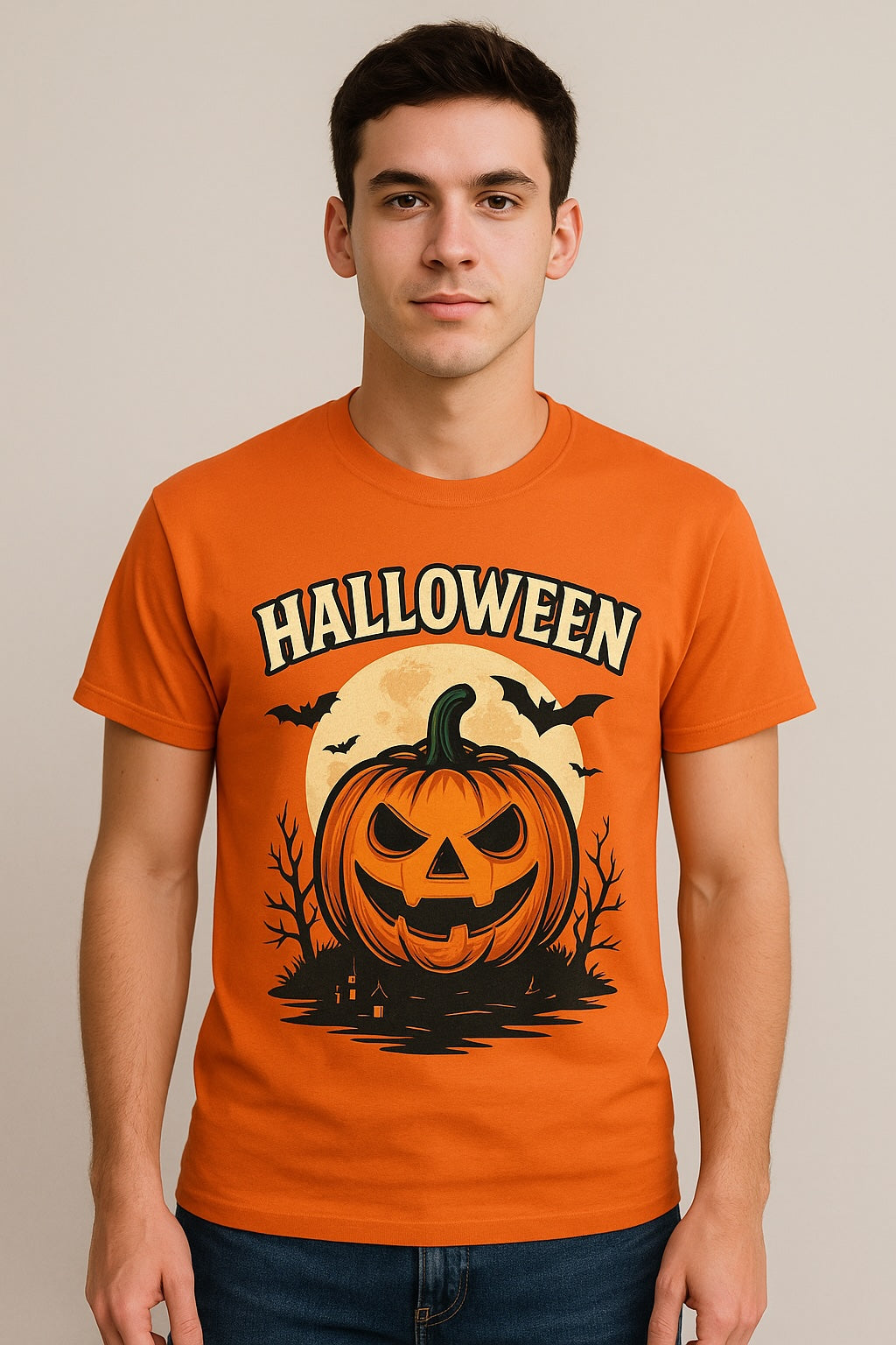 Halloween Pumpkin Graphic Tee