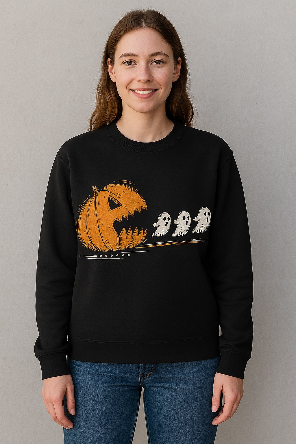 Pac Man Halloween Sweatshirt